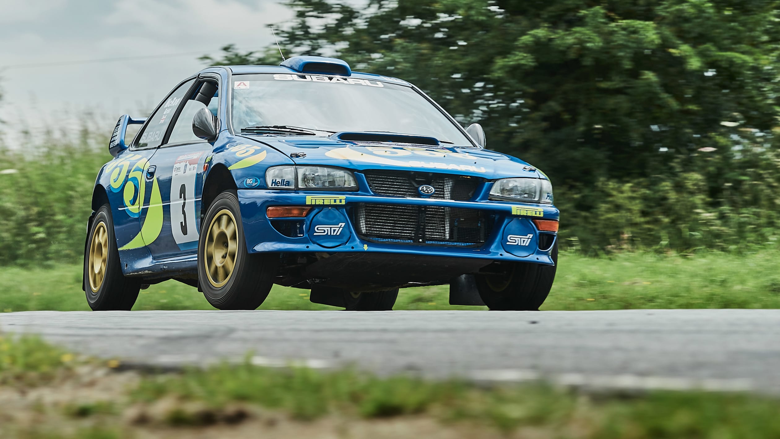 Driving Colin McRae's 1997 Subaru Impreza WRC pictures evo